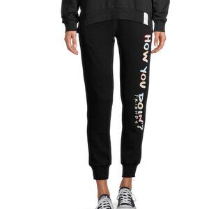 FRIENDS Women's How You Doin? Jogger Lounge Pants - Juniors Large